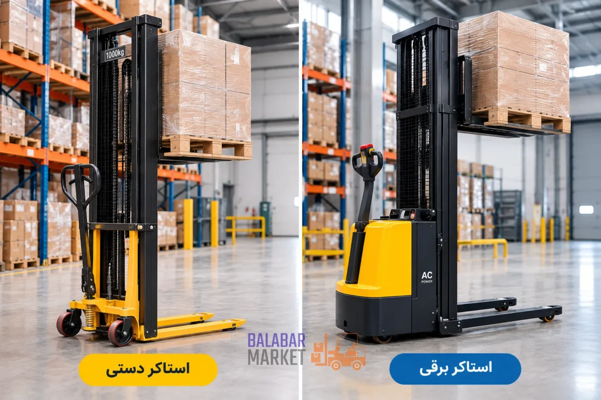 لیفتراک، استاکر و جک پالت